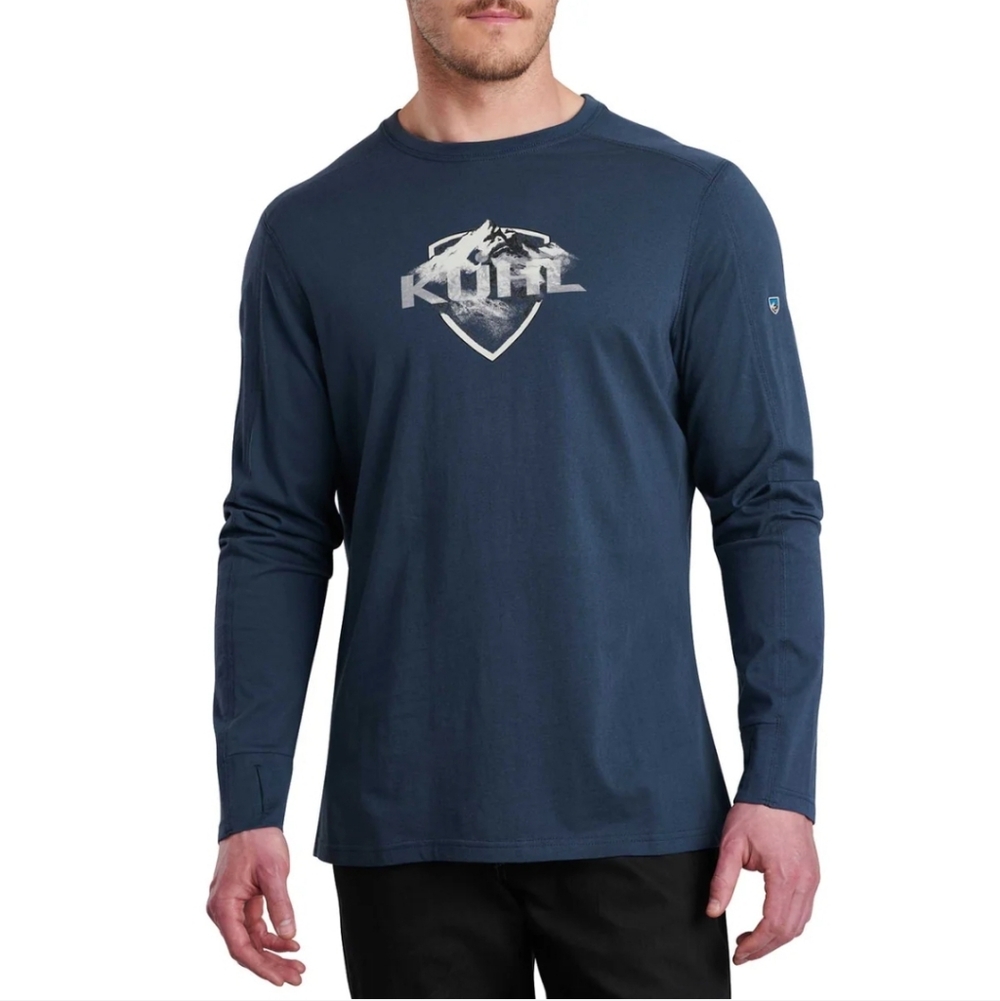Kuhl Classic Fit Wildfibre Organic Cotton Long Sleeve Tee Size Medium